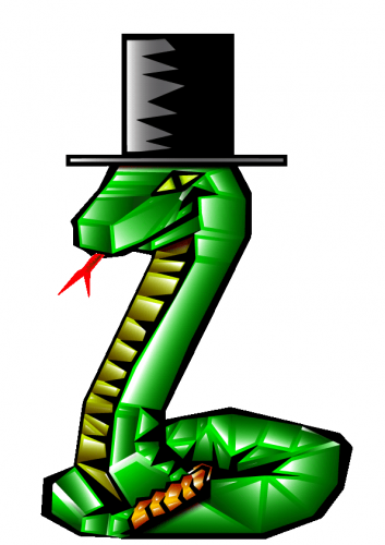 Snake with a top hat