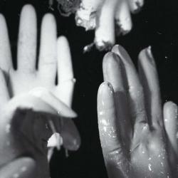 Collection of shadows and gypsum hands