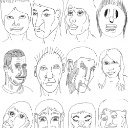 Diverse faces